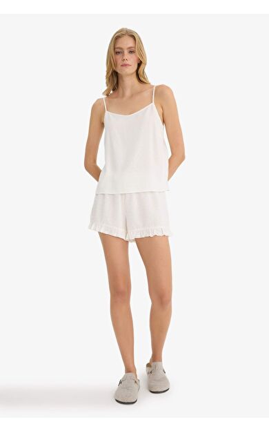 DeFacto Regular Fit Askılı 2'li Vual Takım Fall in Love