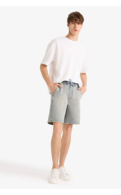 DeFacto Relax Fit Jean Bermuda F8936AX25SMNM39