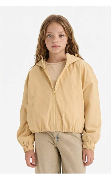 Kapüşonlu Yağmurluk Kız Çocuk