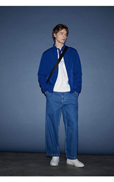 Esnek Belli Barrel Fıt Jean Pantolon