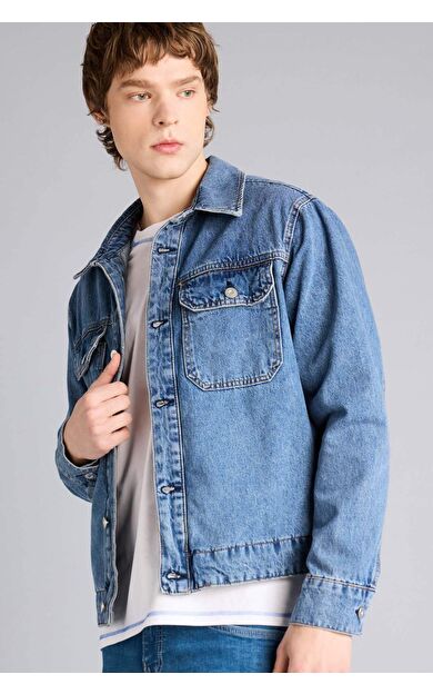 DeFacto Regular Fıt Pamuklu Ceket