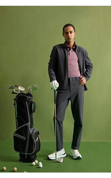 Standart Fit Düz Paça Pantolon