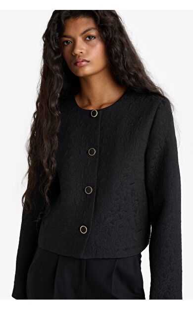 DeFacto Regular Fit Blazer Ceket F9130AX25WNBK81