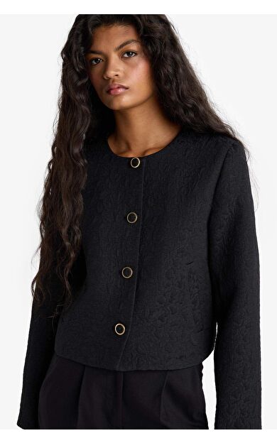 DeFacto Regular Fit Blazer Ceket F9130AX25WNBK81