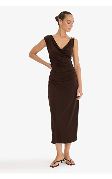 Regular Fit Kısa Kollu Elbise