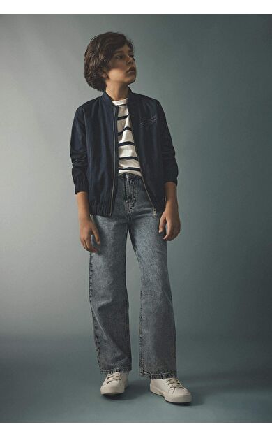 Wıde Leg Jean Pantolon Erkek Çocuk