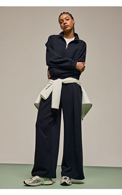 DeFacto Wide Leg Cepli Geniş Paça Uzun Boy Modal Sporcu Pantolon