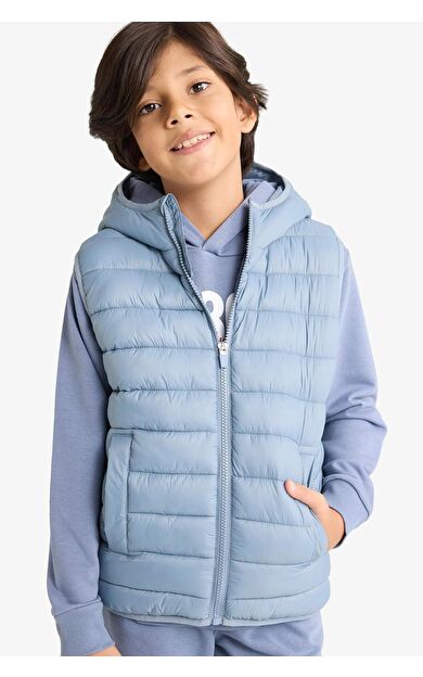 Su İtici Kapüşonlu Yelek Erkek Çocuk