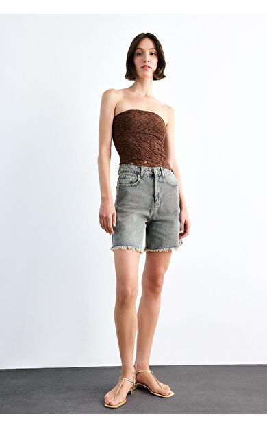 DeFacto Regular Fit Jean Şort F9553AX25SMNM85