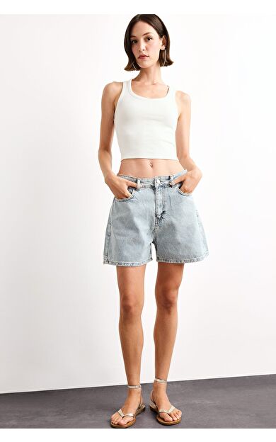 DeFacto Regular Fit Jean Şort F9554AX25SMNM85