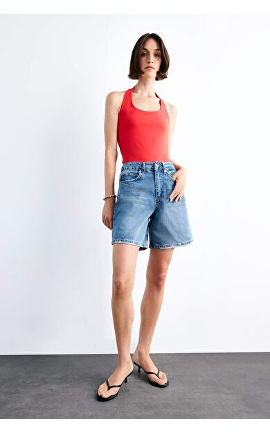 DeFacto Regular Fit Jean Şort F9562AX25SMNM26