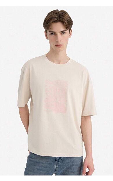 %100 Pamuk Boxy Fit Tişört