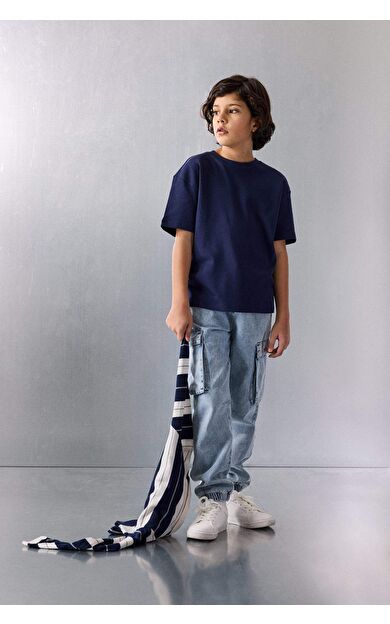 Jogger Fıt Jean Pantolon Erkek Çocuk