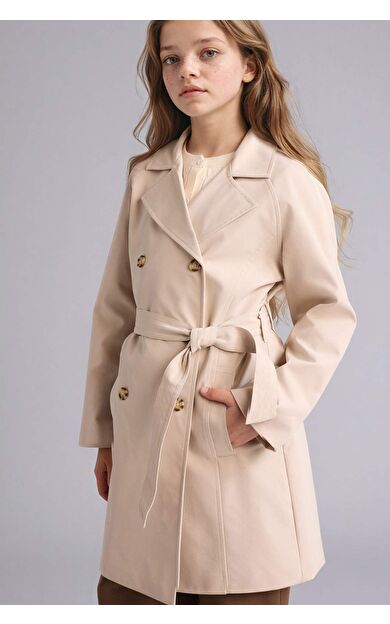 Trençkot Kız Çocuk