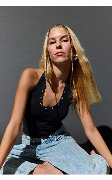 Coool Fitted Halter Yaka Atlet