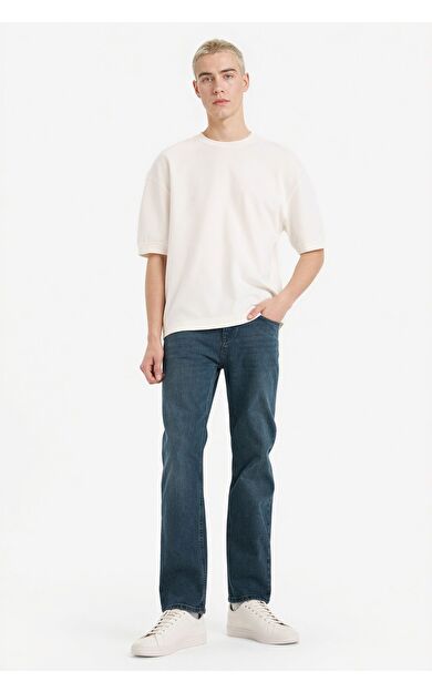 DeFacto Sergio Regular Fit Normal Bel Boru Paça Jean Pantolon