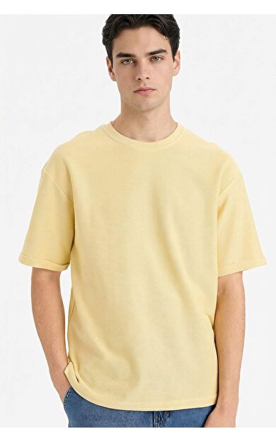 %100 Pamuk Boxy Fit Tişört