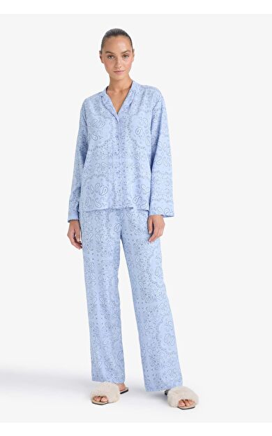 DeFacto Regular Fit Uzun Kollu 2'li Takım Fall in Love