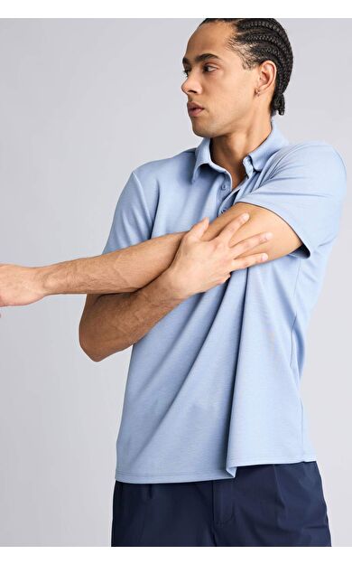 DeFacto Standart Fıt Polo Yaka Sporcu Modal Kısa Kollu Polo Tişört