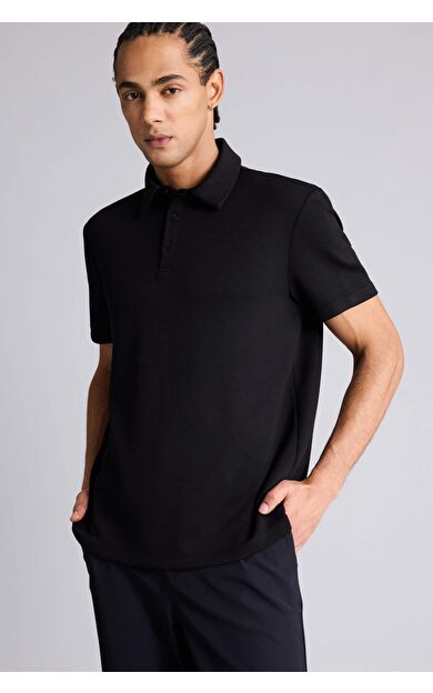 DeFacto Standart Fıt Polo Yaka Sporcu Modal Kısa Kollu Polo Tişört