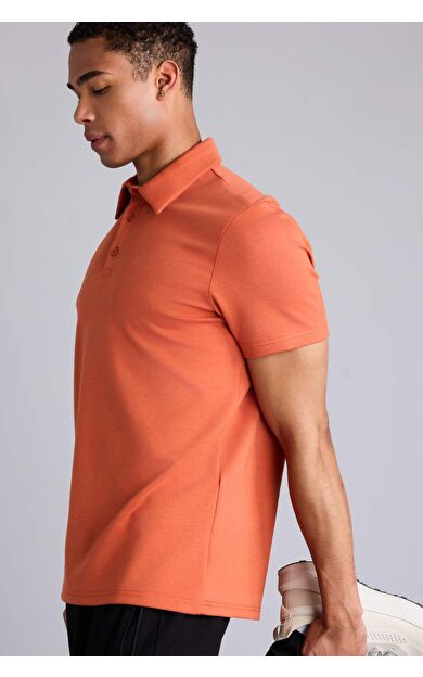 DeFacto Standart Fıt Polo Yaka Sporcu Modal Kısa Kollu Polo Tişört
