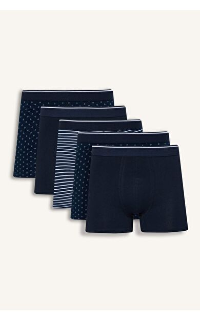 DeFacto Regular Fıt Çizgili 5'li Boxer