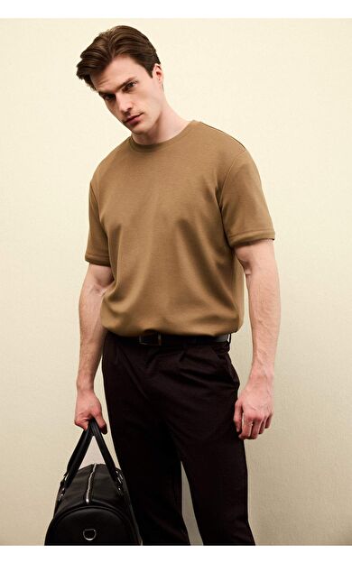 DeFacto Regular Fıt Bisiklet Yaka Kısa Kollu Tişört