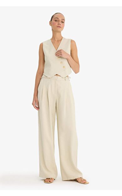 Wide Leg Geniş Paça Uzun Boy Tensel Pantolon