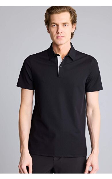 DeFacto Esnek Kırışmaz Slım Fıt Polo Tişört