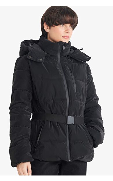 Regular Fit Kapüşonlu Mont