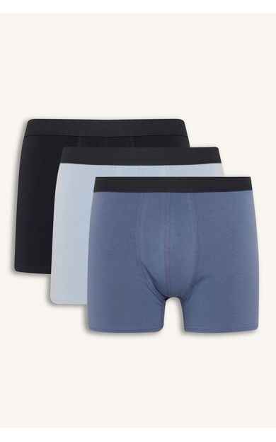 DeFacto Regular Fıt 3'lü Boxer Lacivert