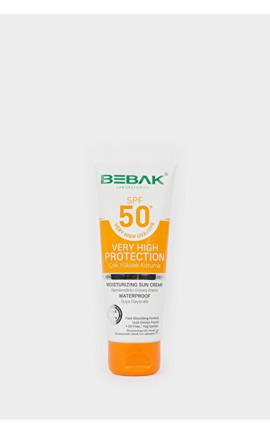 DeFacto Bebak Nemlendirici Güneş Kremi 50+ SPF UVA UVB Koruma 75 ml Tüm Cilt Tipleri için