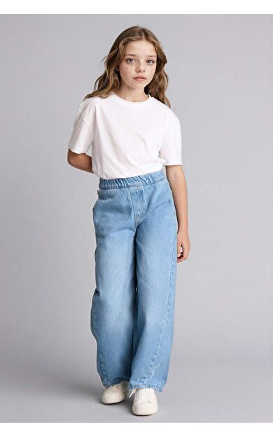 Balloon Fıt Jean Pantolon Kız Çocuk