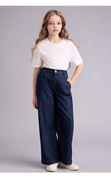 Relax Fıt Jean Pantolon Kız Çocuk