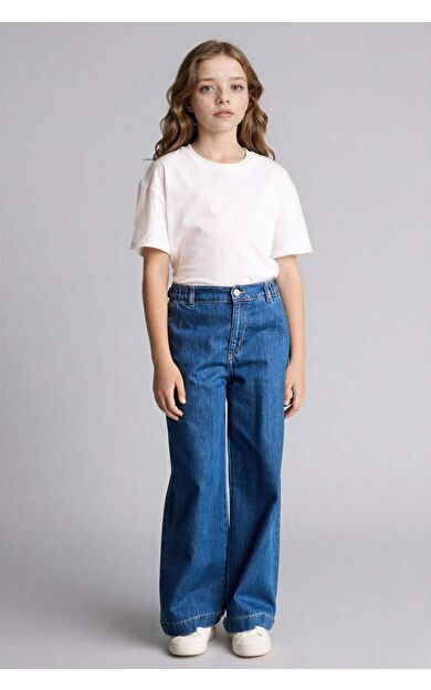 Balloon Fıt Jean Pantolon Kız Çocuk