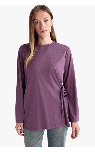 Regular Fit Modal Uzun Kollu Tunik