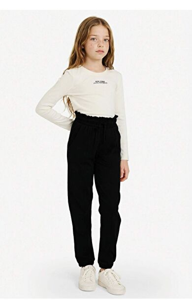 Jogger Fıt Penye Pantolon Kız Çocuk