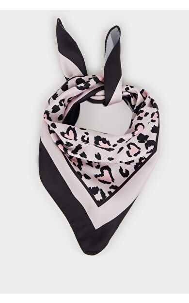 Desenli Saten Fular Kız Çocuk