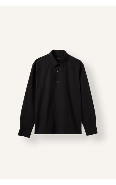DeFacto Modern Fit Uzun Kollu Gömlek Siyah