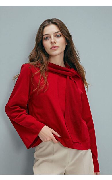 Regular Fit Bisiklet Yaka Uzun Kollu Tunik