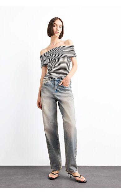 DeFacto Baggy Fit Jean Pantolon G0459AX25SMBE702