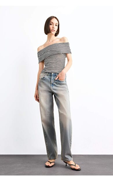 DeFacto Baggy Fit Jean Pantolon G0459AX25SMBE702