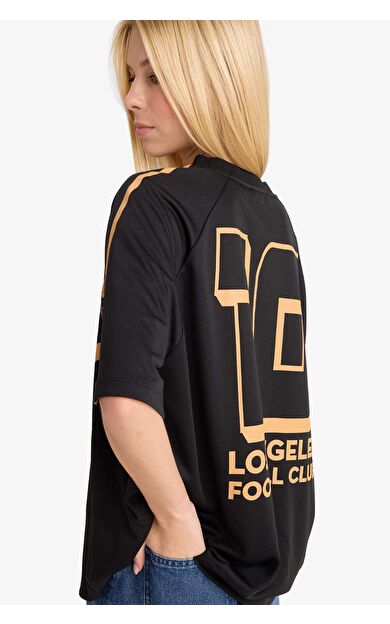 Coool MLS Oversize Geniş Kalıp Sırt Baskılı Kısa Kollu Tişört G0479AX25AUBK81