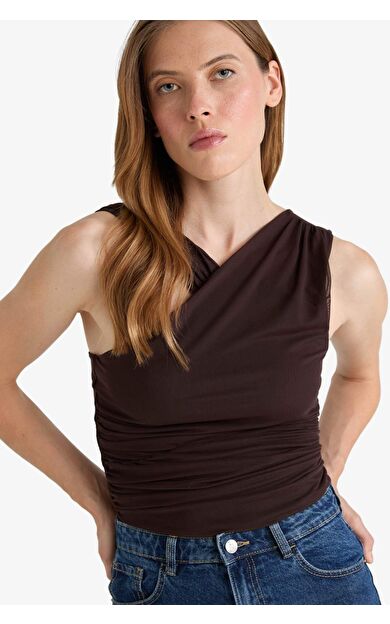 Halter Yaka Çıtçıtlı Body