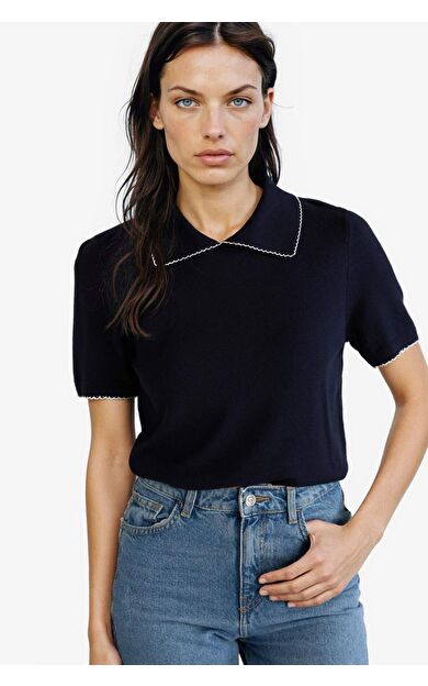 DeFacto Regular Fit Polo Yaka Triko Kazak