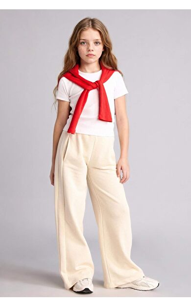DeFacto Kız Çocuk Wide Leg Pantolon