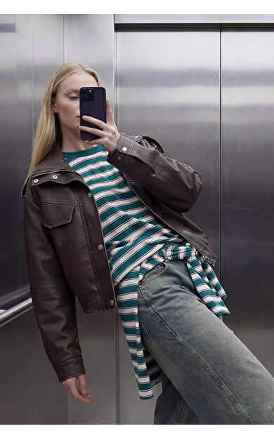 Relax Fit Suni Deri Mont