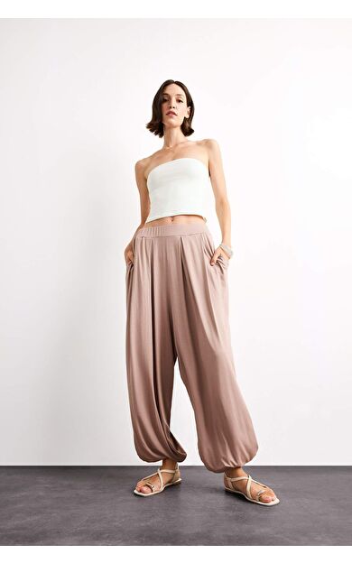 DeFacto Baggy Fit Normal Bel Jogger Paça Bilek Boy Modal Pantolon G0671AX25SMBG286