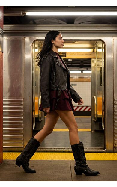 Relax Fit Suni Deri Mont