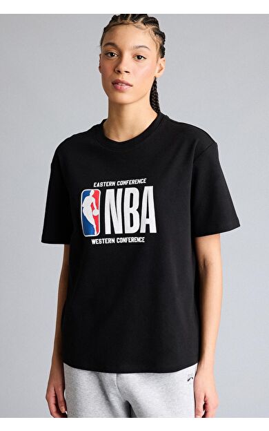 DeFacto NBA Wordmark Relax Fıt Kısa Kollu Tişört
